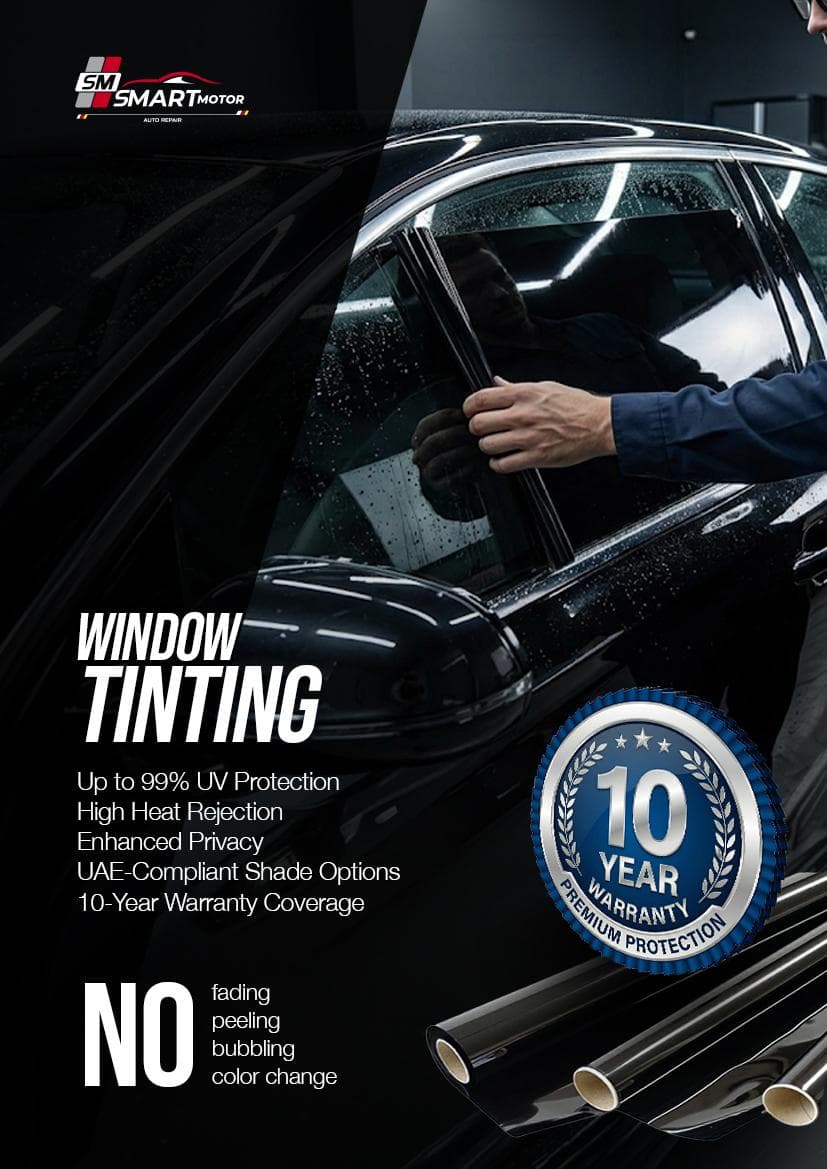 Window Tinting Service Package at Smart Motor Abu Dhabi